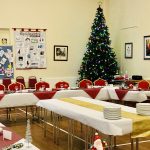 Setting for Christmas lunch at St Pauls Centre