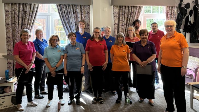 Rainbow Singers at Lothian House care home