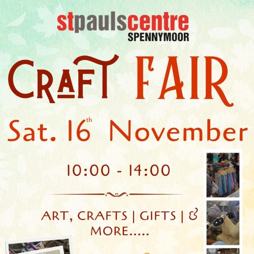 Advert for Craft Fair in Spennymoor